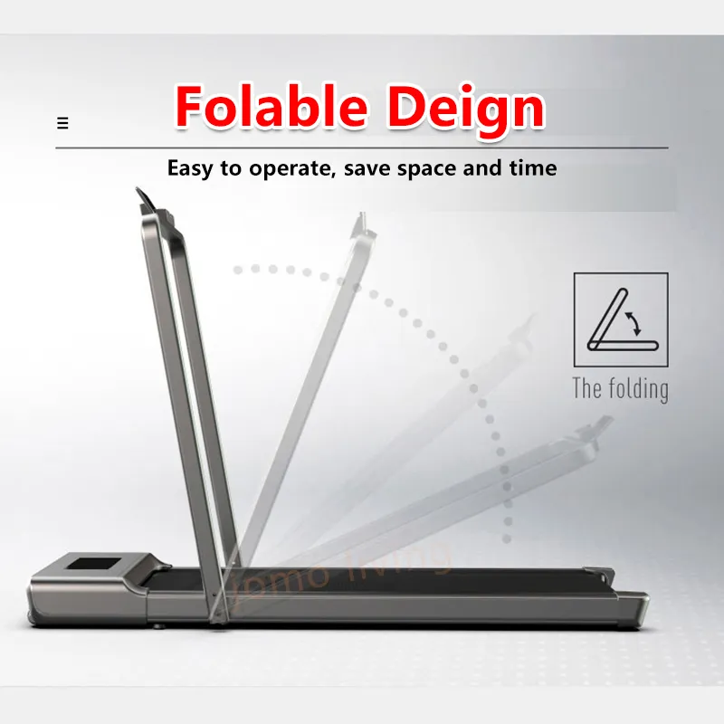 Foldable Treadmill Mini Running Walking Pad Home Gym Fitness Machine