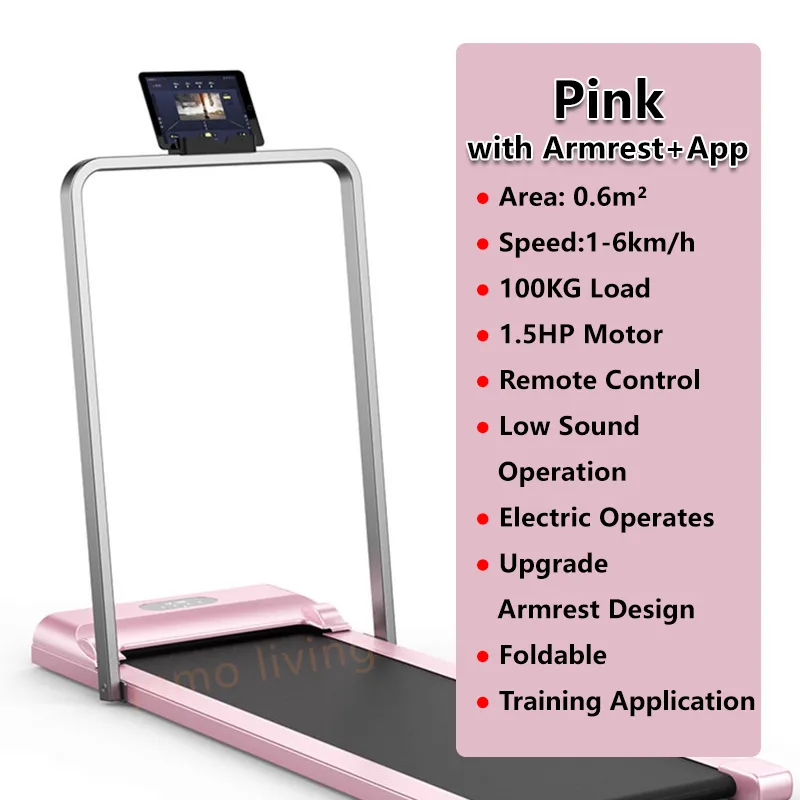 Foldable Treadmill Mini Running Walking Pad Home Gym Fitness Machine