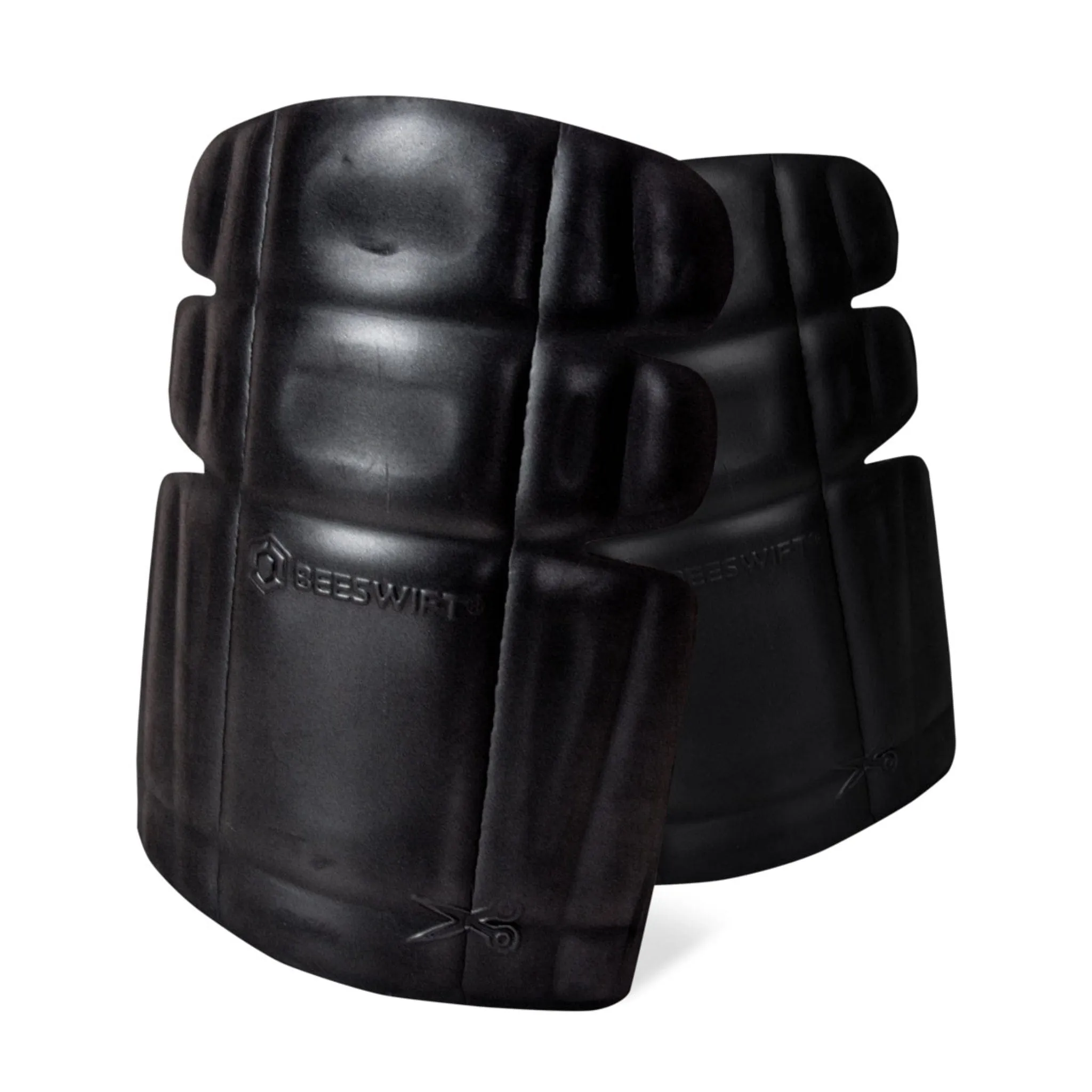 Foldable Trouser Knee Pads (Pair) - Black