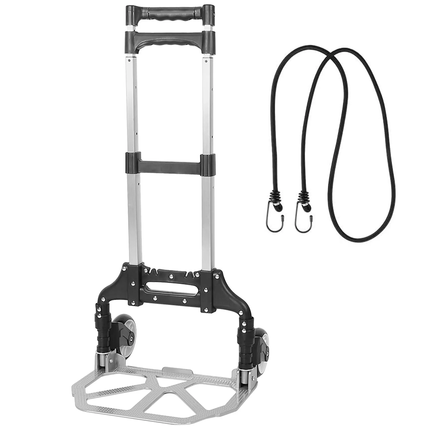 Folding Luggage Cart With Elastic Rope