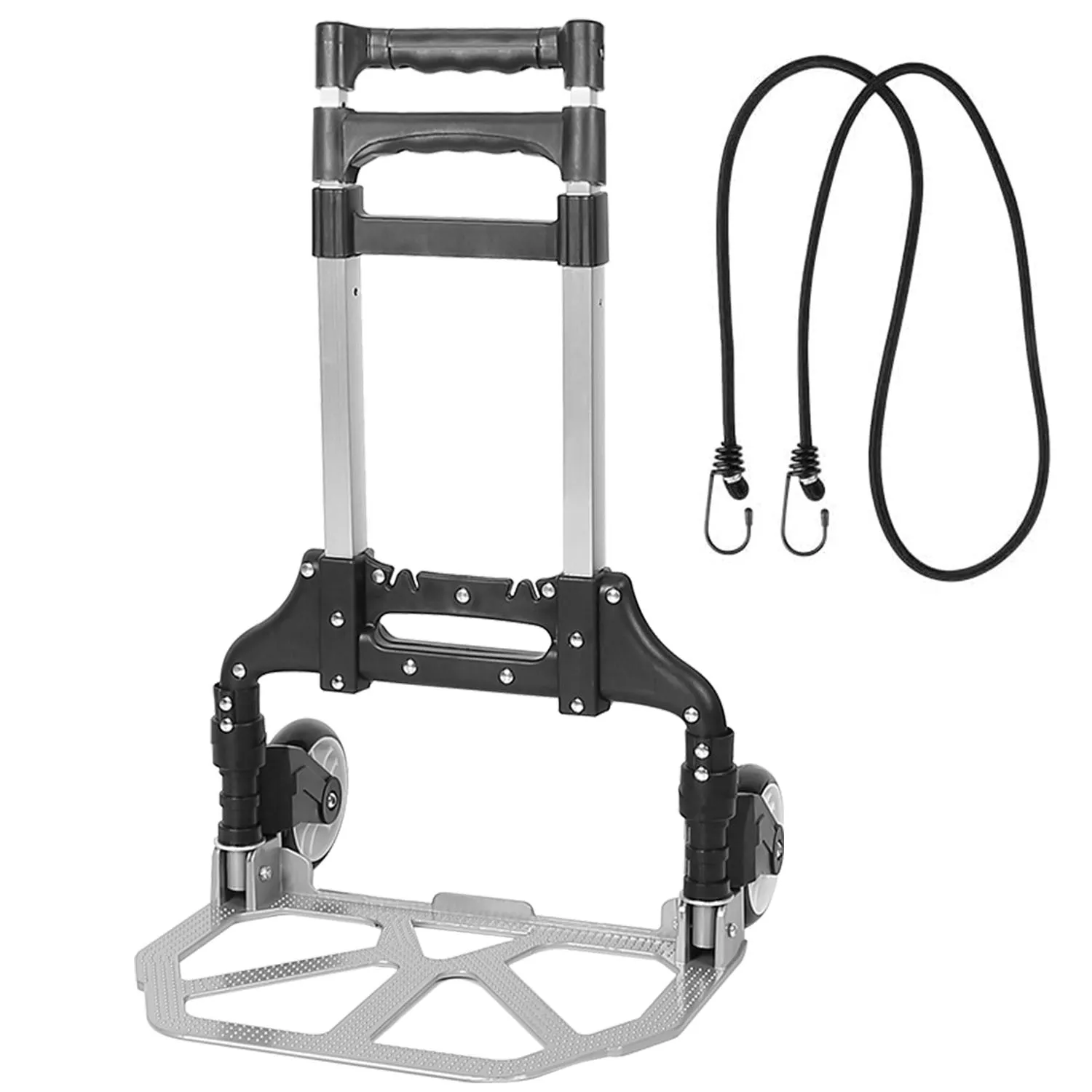Folding Luggage Cart With Elastic Rope