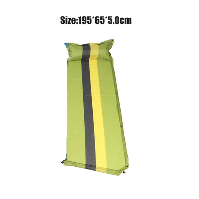 for Rooxin Mattress Pad Sleeping Waterproof Mat Self Best value Travel Tent Air Bed High-value Camping Sleeping Hiking Inflatable Backpacking Thicken