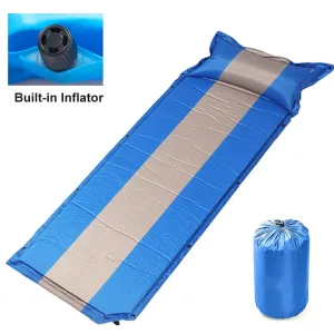 for Rooxin Mattress Pad Sleeping Waterproof Mat Self Best value Travel Tent Air Bed High-value Camping Sleeping Hiking Inflatable Backpacking Thicken