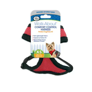 Four Paws HARNESS COMF CTRL XS RED