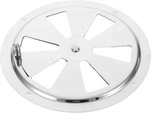 GANAZONO Stainless Steel Boat Air Vent Louver Plate Manual Opening Butterfly Vent with Handle for Yacht Ventilation Durable Stainless Steel Construction Efficient Airflow Control