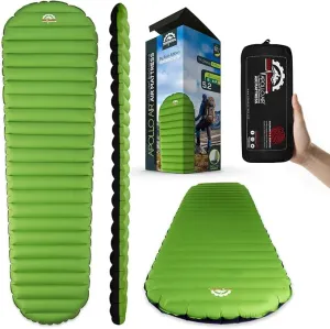 Gear Doctors Ultralight 25oz Camping Sleeping pad ApolloAir - Compact, Warm 5.2 R-Value 4 Season Air Mattress, Perfect for Backpacking, Hiking - Lightweight Inflatable & Compact Sleep Pad (Large)