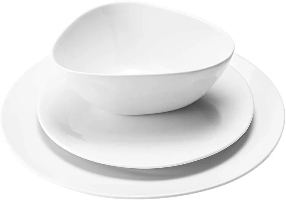 Georg Jensen Sky Dinnerware Dinner Set, Dinner Plate, Lunch Plate and All Purpose Bowl