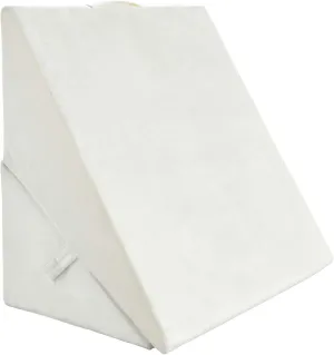Giantex Bed Wedge Pillow, Adjustable 9&12 Inch Folding Memory Foam Incline Cushion for Legs and Back Support, Memory Foam Bed Support Pillow w/Removable Cover for Sleep Resting Reading (White)