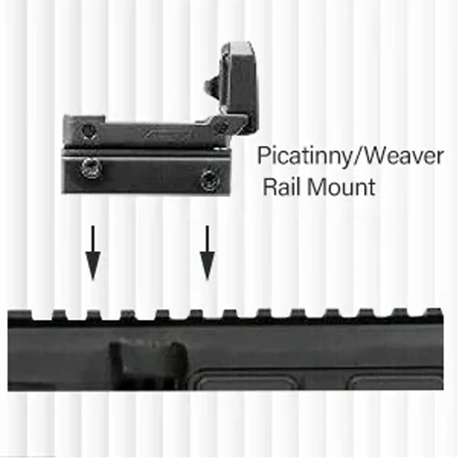 GOTICAL – Combo of 2 - RMR Cover Plate for Glock 17 19 26 Cut Slides with Front and Rear Sight RMT S2