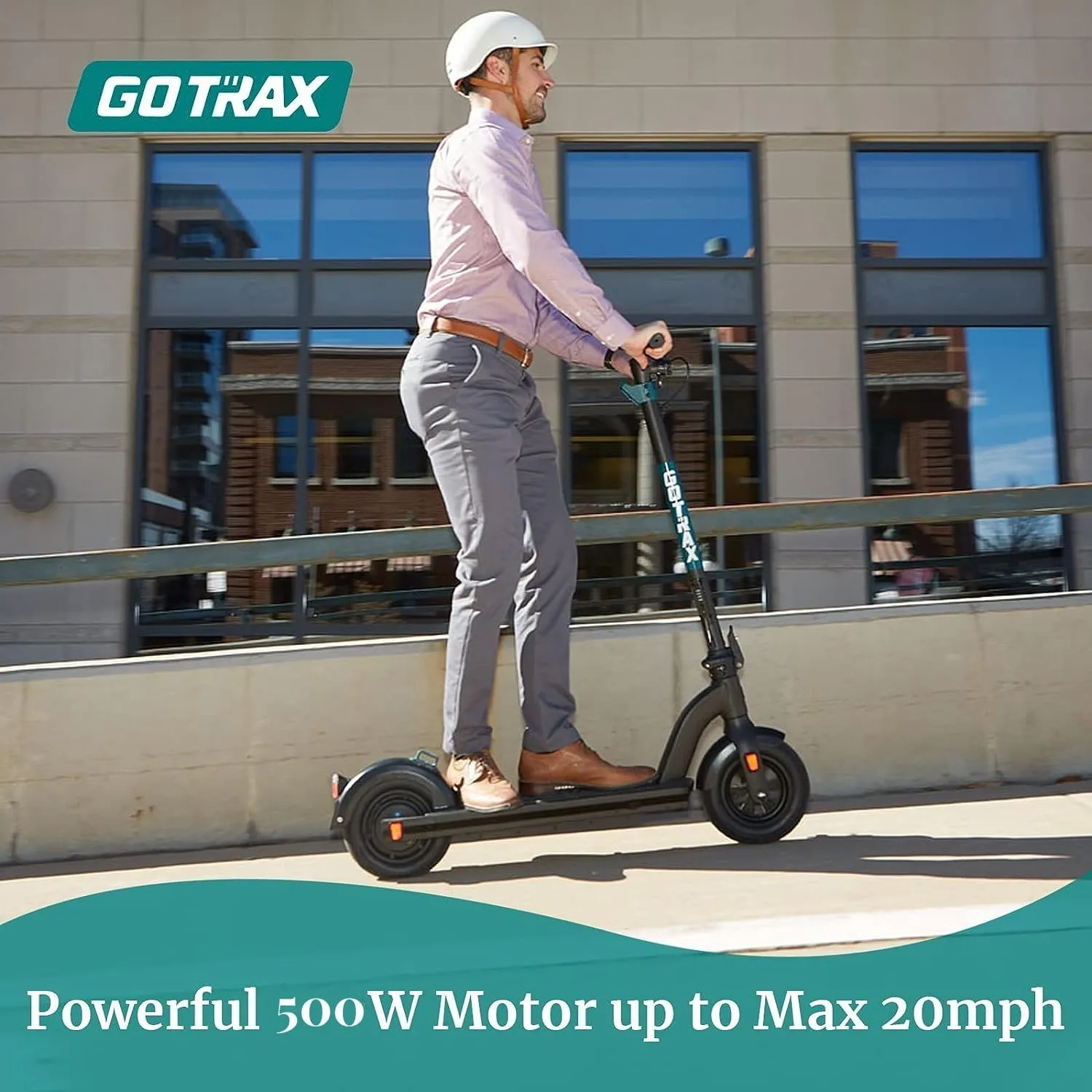 Gotrax G4 Series Electric Scooter for Adults, 500-650W Motor 10"/11" Shock Absorbing Tires, Max 25-45 Miles Long Range 20-38MPH Top Speed, with Electric Code Lock Foldable Commuting Electric Scooter