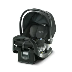 Graco SnugRide SnugFit Infant Car Seat with Simply Safe Adjust Harness System, Baby Car Seat with Anti Rebound Bar, Gotham