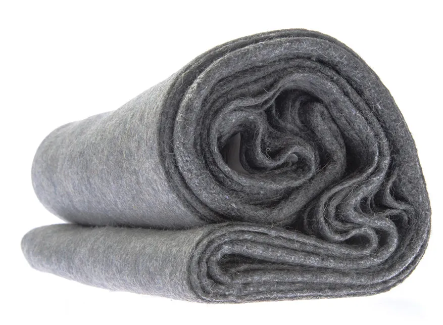 Gray Wool Blanket