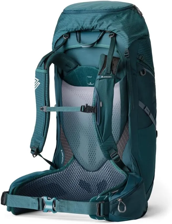 Gregory Maven 58L Women's Backpacking Pack, Breathable Backpanel and Shoulder Harness, Raincover Included, Built-In Hydration Sleeve (Reservoir Not Included), Extra Small/Small, Ocean Slate