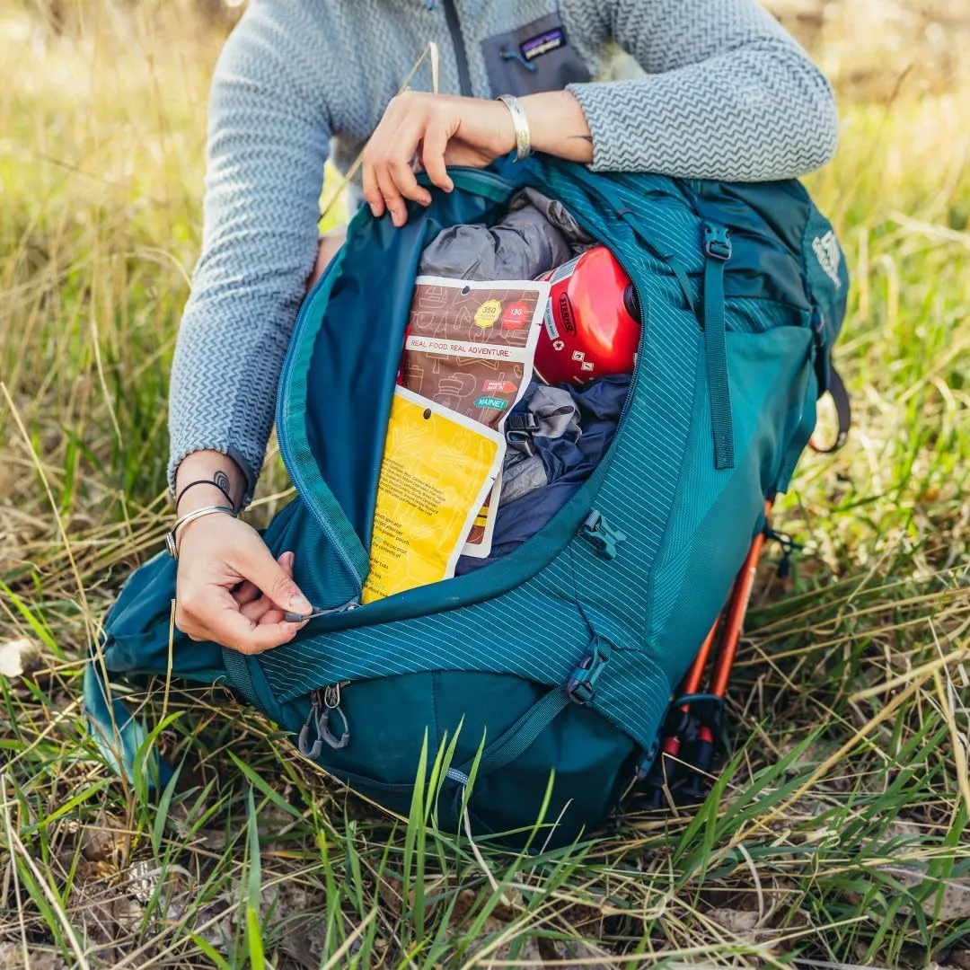 Gregory Maven 58L Women's Backpacking Pack, Breathable Backpanel and Shoulder Harness, Raincover Included, Built-In Hydration Sleeve (Reservoir Not Included), Extra Small/Small, Ocean Slate