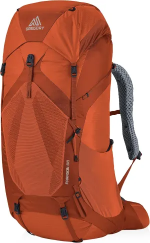 Gregory Paragon 68L Unisex Lightweight Backpacking Pack, Breathable Backpanel, Raincover Included, Water Bladder Sleeve (Reservoir not Included), Medium/Large, Ferrous Orange