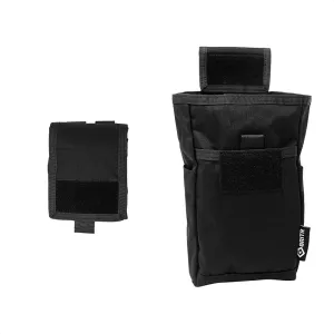 GRITR Molle Dump Pouch, Tactical Duty Utility Belt Pouch, Roll Up Foldable Dump Bag for Shooting, Hunting, Camping