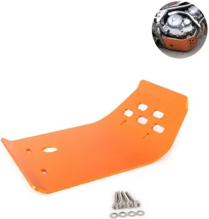 GZYF Motorcycle Skid Plate Engine Guard Cover Protector for Yamaha Serow XT250 Tricker XG250 All Year, Orange