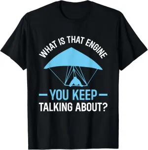 Hanggliding Pilot Harness Supplies Bag Hang Glider Pilot T-Shirt