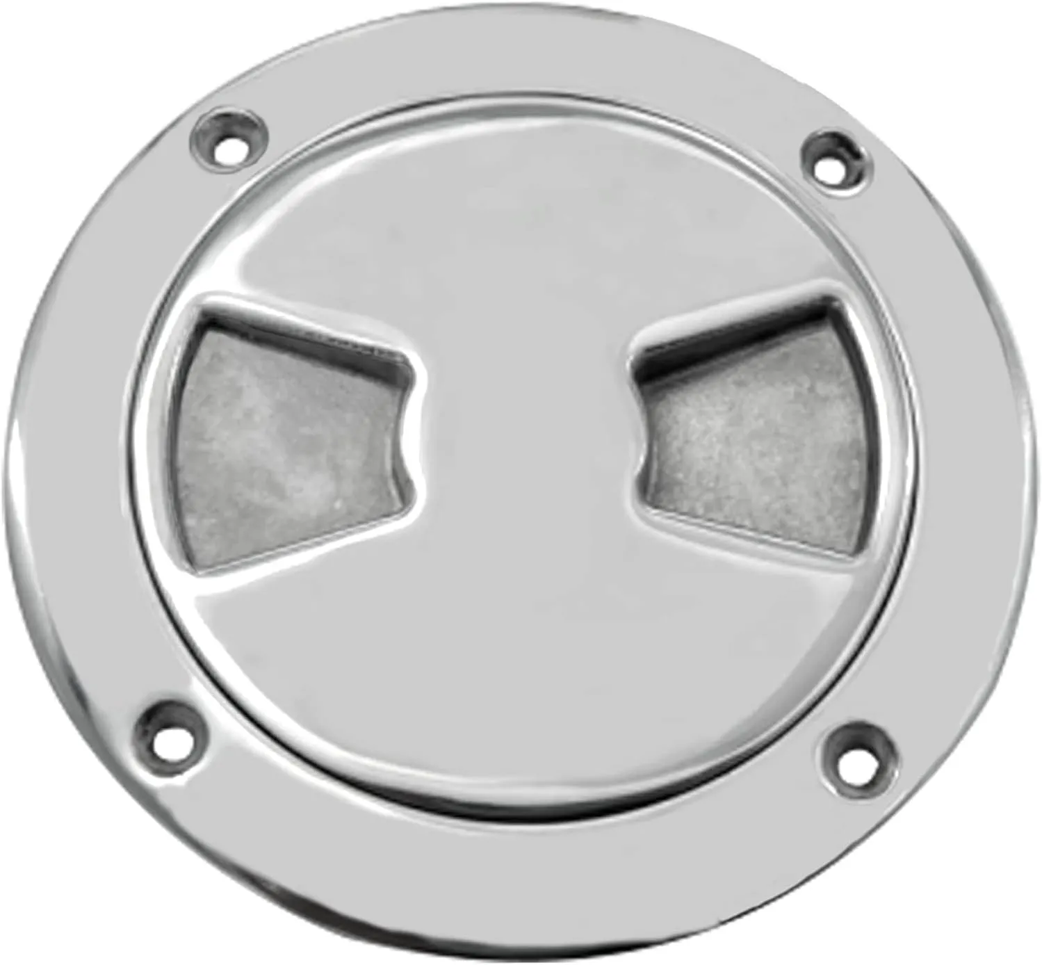 Hatch 316 Stainless Steel Round Non Slip Inspection Hatch Deck Plate with Detachable Cover for Marine Boat Yacht