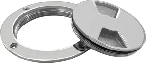 Hatch 316 Stainless Steel Round Non Slip Inspection Hatch Deck Plate with Detachable Cover for Marine Boat Yacht