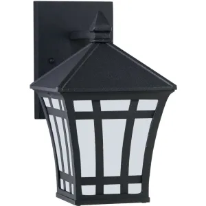 Herrington Black LED Outdoor Wall Lantern