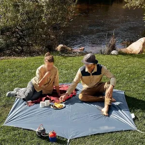 Hexagonal Picnic Mat Tent Mat Outdoor Portable Suitable for Self-Driving Camping Park Lawn Beach Mat (Size : 110.23×82.67in)