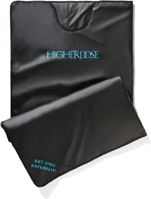 HigherDOSE Infrared Sauna Blanket - Personal Sauna to Relax & Detox Your Body and Mind - Portable Sauna Blanket for Home Sauna Therapy - Plush Thermal Blanket with Far Infrared Heat