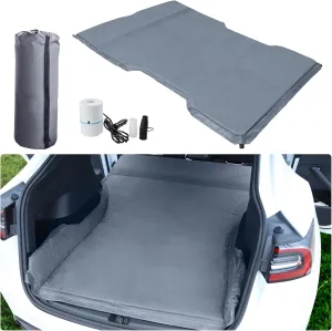 HSB Compatible for Tesla Model Y Camping Mattress, Velvety Sleeping Surface,Self Inflating Sleeping Pad with Air Pump, Back Seat Fit for Travel – Carry Bag Included