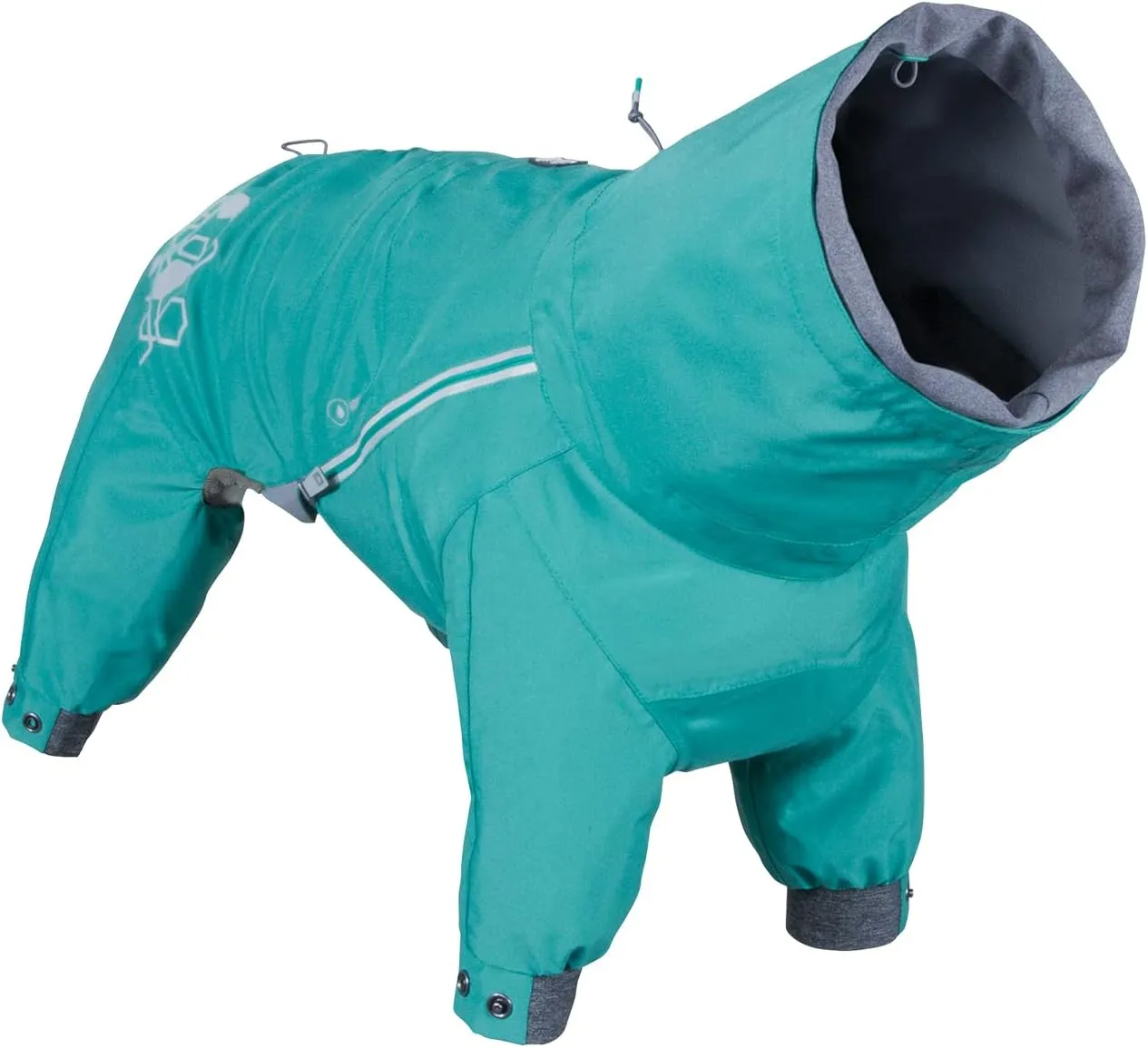 Hurtta Mudventure ECO Dog Overall, Peacock, 20M