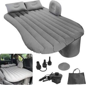 Inflatable Car Travel Bed - SUV Truck Car Backseat Mattress for Sleeping