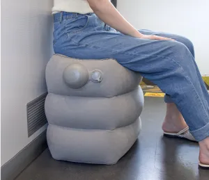 Inflatable foot pad