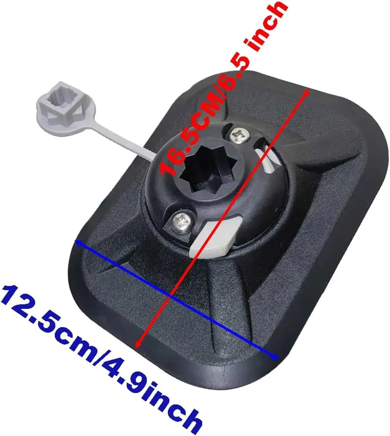 Inflatable PVC Boat Watercraft Electronics GPS Fish Finder Camera Mount Ball Base Safety Flag Mount Kit DIY Pad