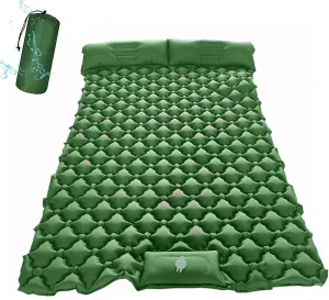 Inflatable Sleeping Mattress Double Camping Mat Self Inflating, Inflatable Sleeping Mat Ultralight Sleeping Pad, Inflatable Sleeping Mat With Pillow, Waterproof And Moisture-Proof Rol beautiful
