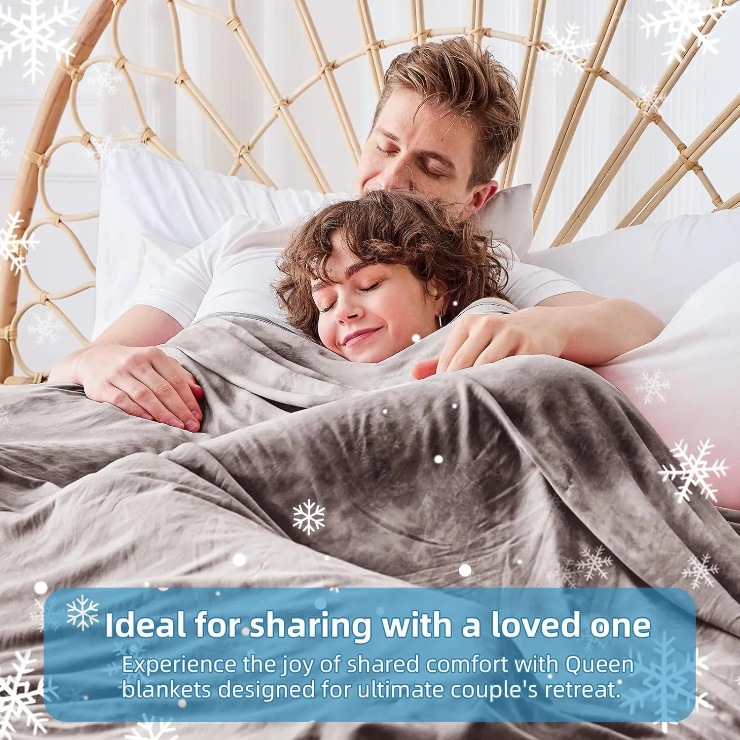 inhand Cooling Blanket Queen Size (90"x90"), Cooling Blankets for Hot Sleepers, Absorbs Heat to Keep Adults Cool for Summer Nights Sweats, Thin Cold Lightweight Blanket for Couch Bed, All Season Use