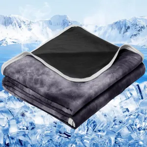 inhand Cooling Blanket Queen Size (90"x90"), Cooling Blankets for Hot Sleepers, Absorbs Heat to Keep Adults Cool for Summer Nights Sweats, Thin Cold Lightweight Blanket for Couch Bed, All Season Use