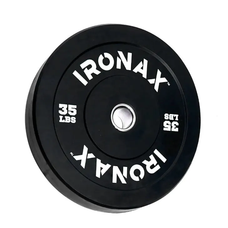 Ironax Athletic Series Bumper Plate - 10-45lbs (Single)