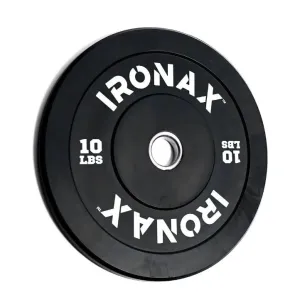 Ironax Athletic Series Bumper Plate - 10-45lbs (Single)