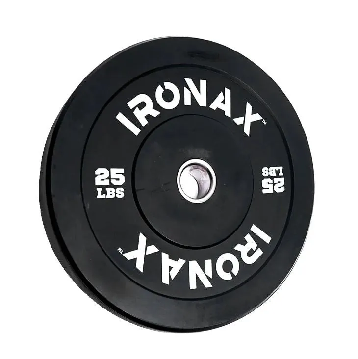 Ironax Athletic Series Bumper Plate - 10-45lbs (Single)