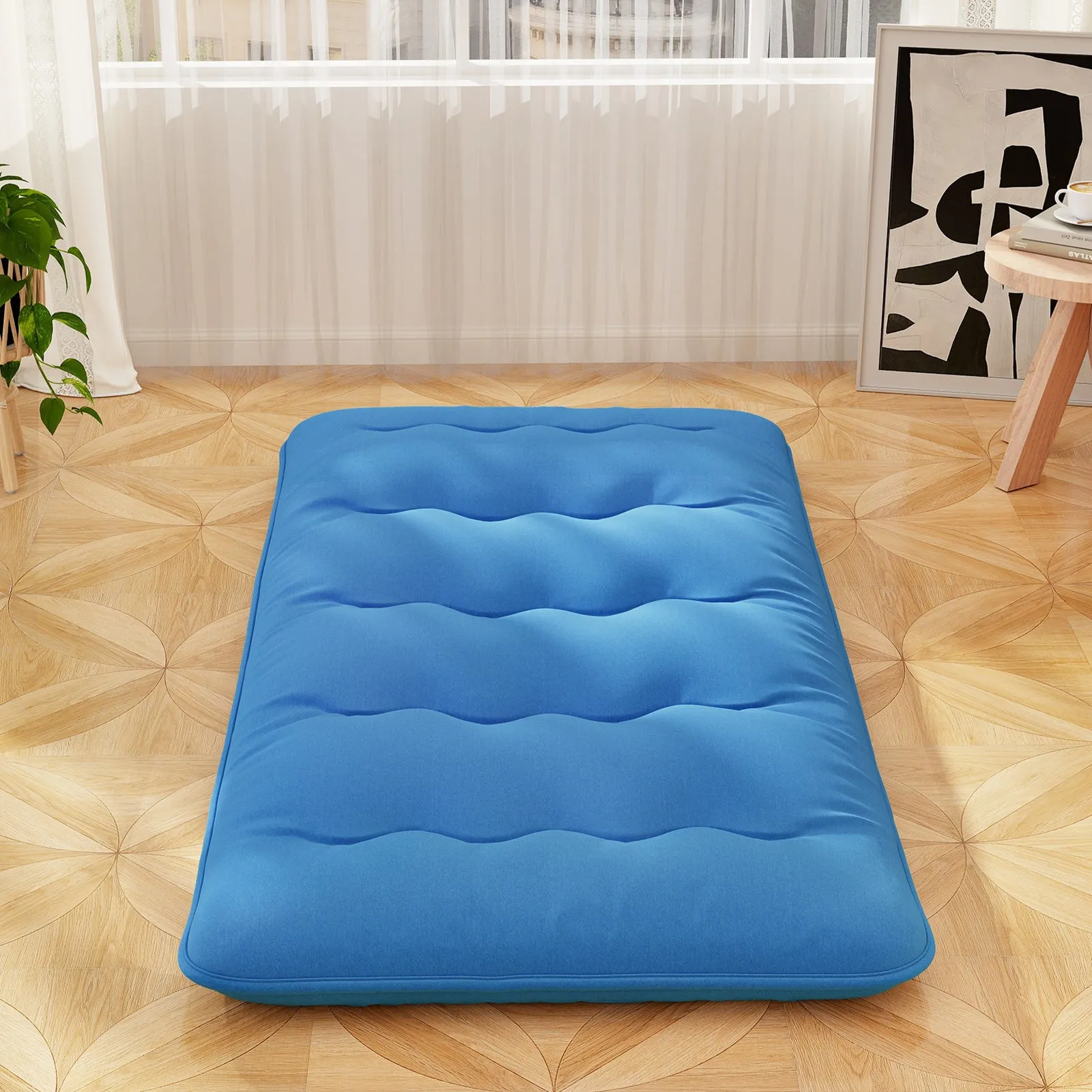 Japanese Floor Mattress with Washable Cover and Carry Bag