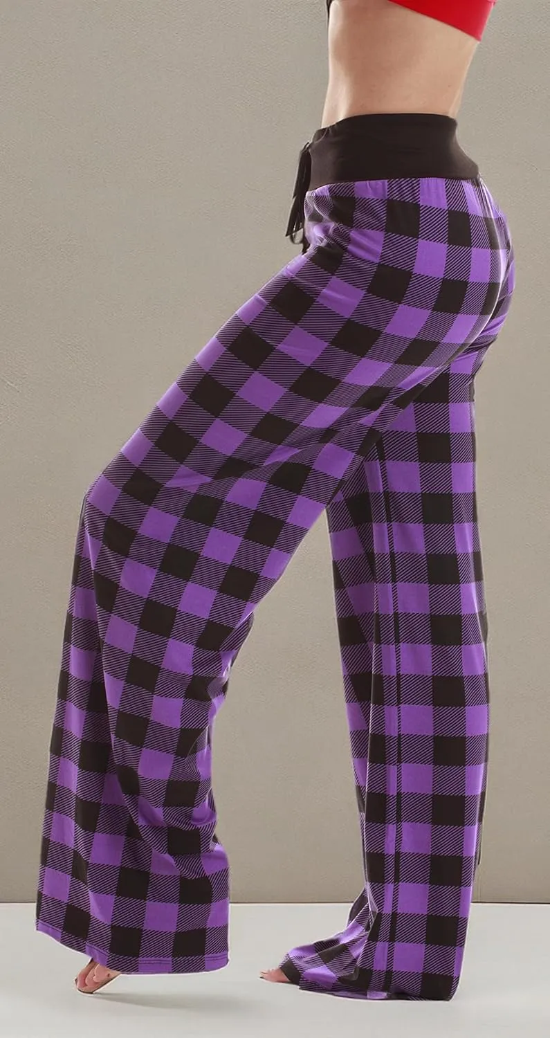 Just Love Womens Wide Leg Casual Comfy Loose Stretchy Palazzo Pajama Pants