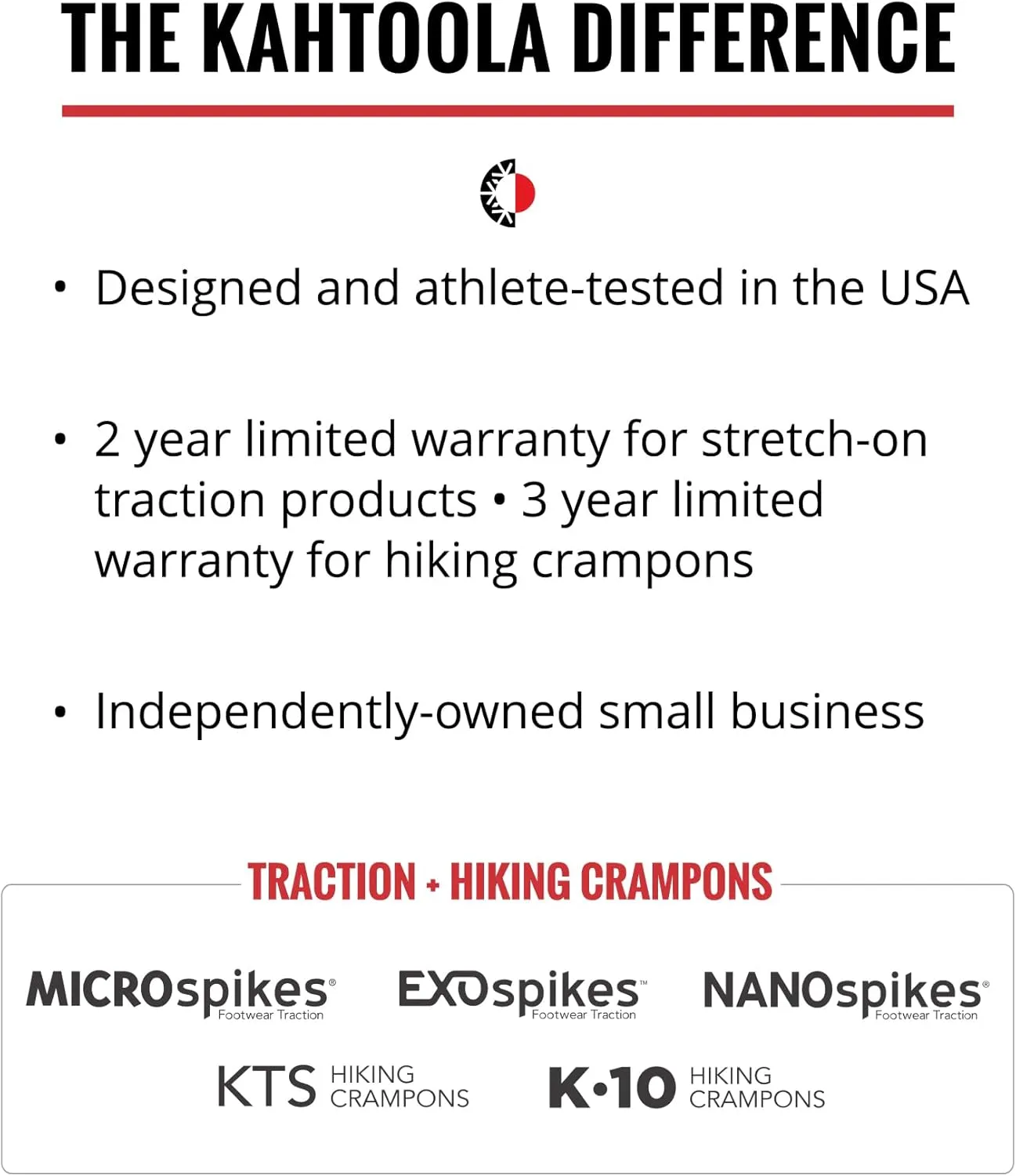 Kahtoola 1st Gen NANOspikes Footwear Traction for ICY Winter Road Running & Walking