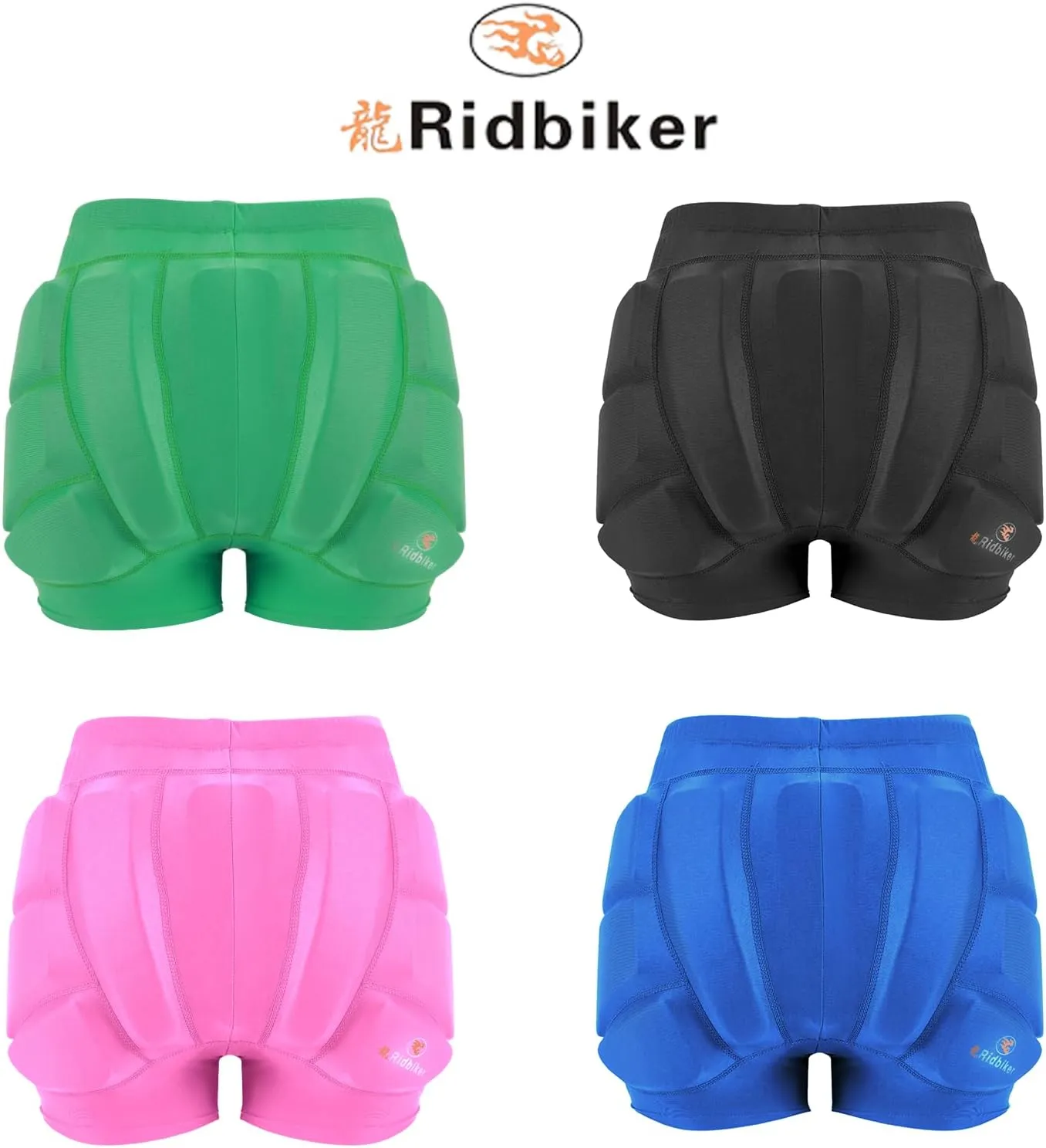 Kids Hip Butt Protection Pads Shorts, Youth Child 3D Tailbone Protective Padded Short Pants for Hockey Roller Skating Skateboarding Scooter Skiing Skating Snowboard