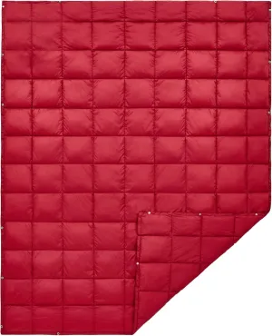 KingCamp Down Camping Blanket - Lightweight, Multifunctional Quilt for Camping with Snap Button, Portable for Stadium, Travel, Airplane, Picnic, Indoor & Outdoor, Provides Warmth