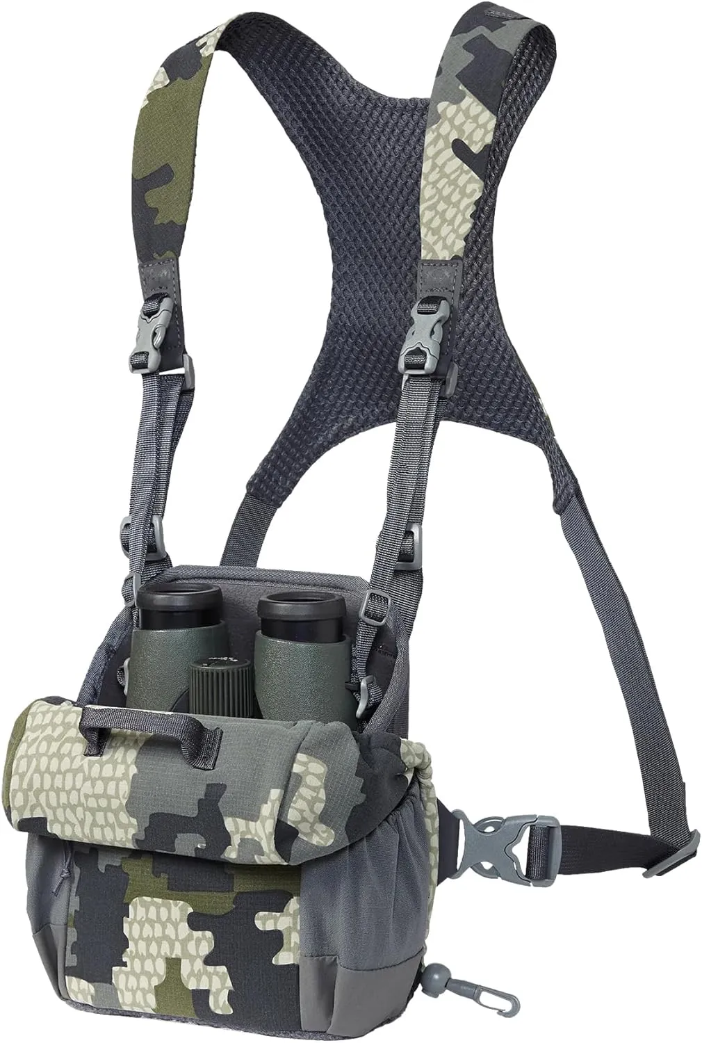 KUIU PRO Bino Harness – Waterproof, Adjustable, One-Hand Lid, Custom Foam Shims, Hydration Rig Compatible Binocular Harness