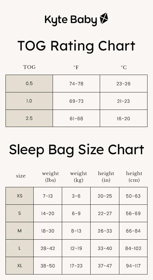 KYTE BABY 2.5 sleep bag | almond