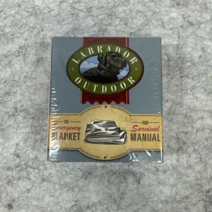Labrador Outdoor Emergency Blanket & Survival Guide Book BRAND NEW in package.