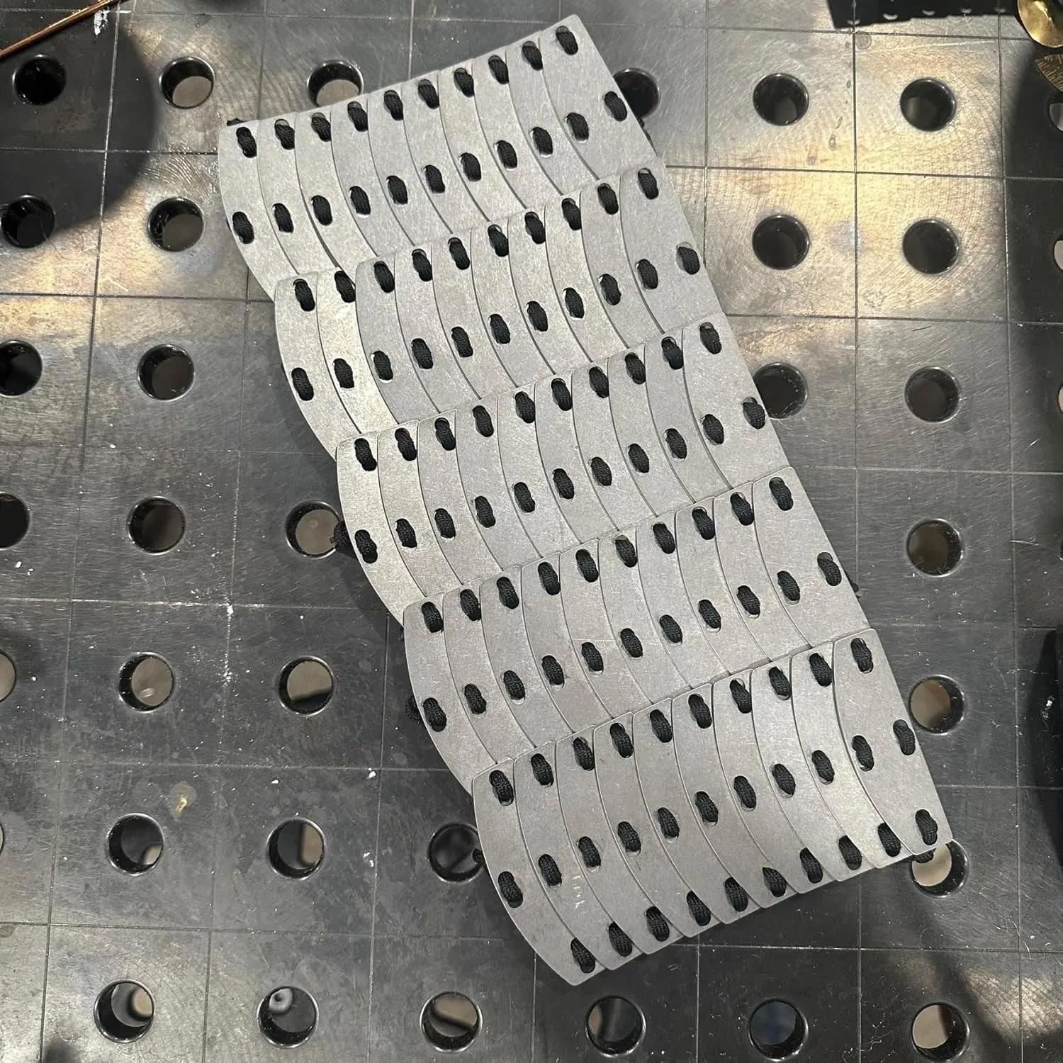 Lamellar Plates for Costuming and HEMA & SCA, Stainless Steel, 100 Pieces (1.2mm 304 Stainless Steel)