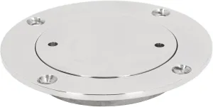 Large Round Boat Deck Plate, 316 Stainless Steel Inspection Cover, Marine Access Port for Boats, Yachts, and RVs, Easy to Install, Provides Convenient Access