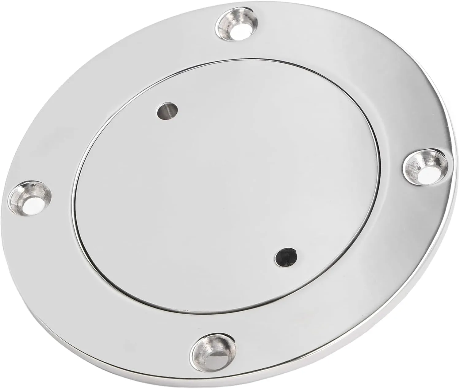 Large Round Boat Deck Plate, 316 Stainless Steel Inspection Cover, Marine Access Port for Boats, Yachts, and RVs, Easy to Install, Provides Convenient Access
