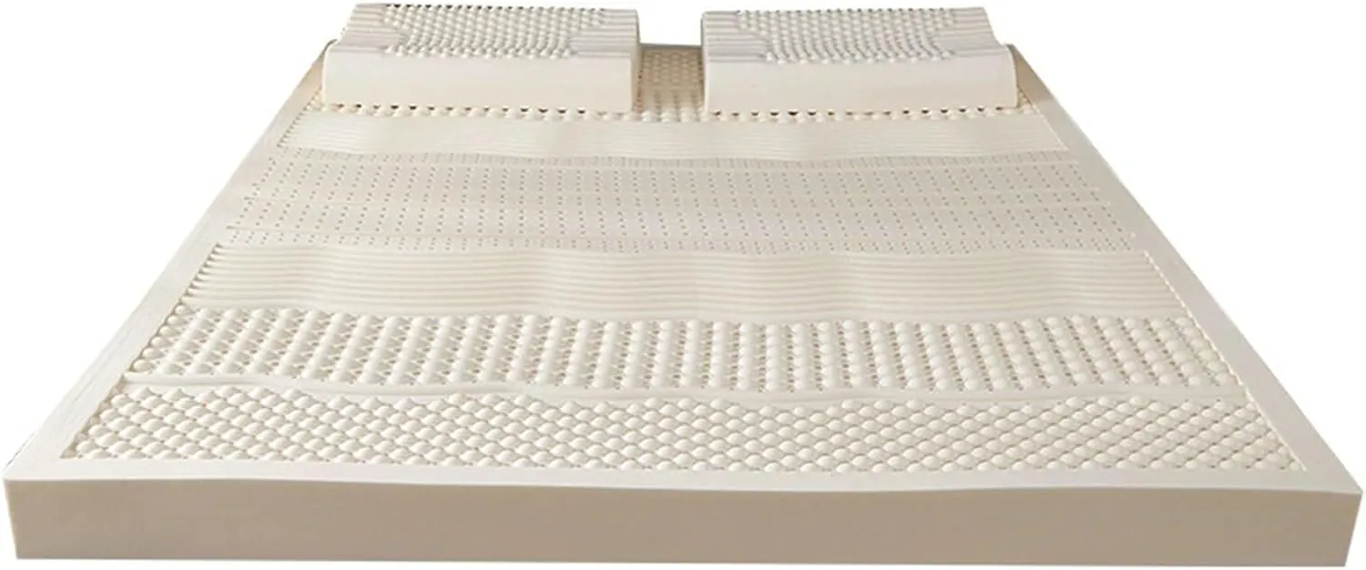 Latex Mattress,Foldable Floor Mattress,Folding Sleeping Pad, Honeycomb Pore Ventilation,100% Natural Latex, Japanese Futon Mattress for Adults